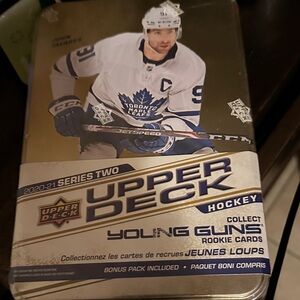 Hockey Card Tin - Blue